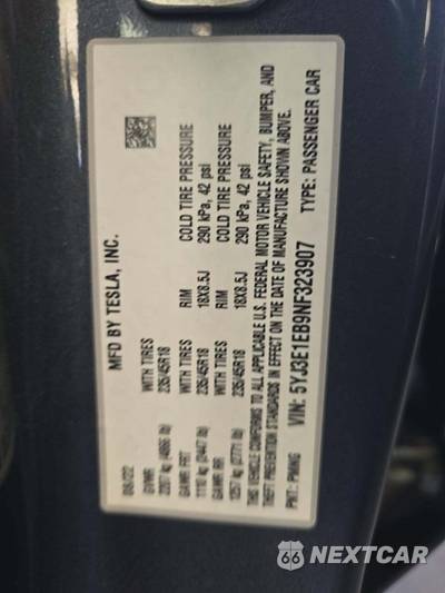 2022 Tesla Model 3 Long Range - zdjęcie 5 z 20 - miniatura
