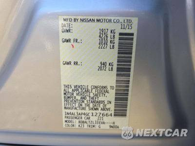 2016 Nissan Altima 2.5 SL - zdjęcie 5 z 32 - miniatura