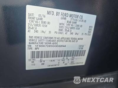 2016 Ford Explorer XLT - zdjęcie 5 z 23 - miniatura