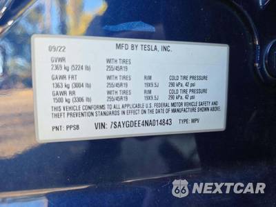 2022 Tesla Model Y Long Range - zdjęcie 5 z 25 - miniatura