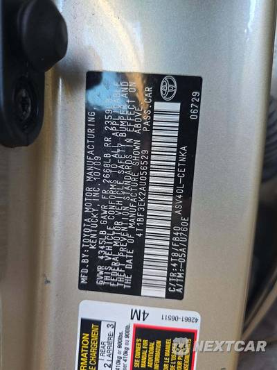 2010 Toyota Camry LE - zdjęcie 5 z 36 - miniatura