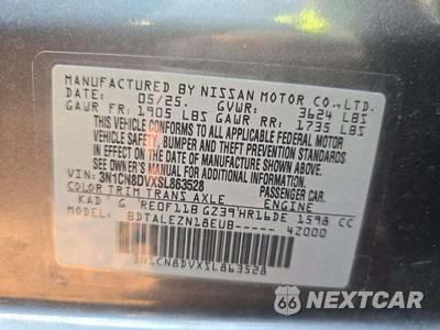 2025 Nissan Versa S - zdjęcie 5 z 23 - miniatura
