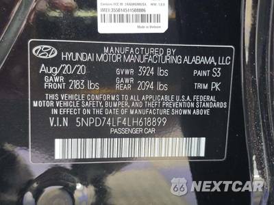 2020 Hyundai Elantra SE Sedan - zdjęcie 5 z 25 - miniatura