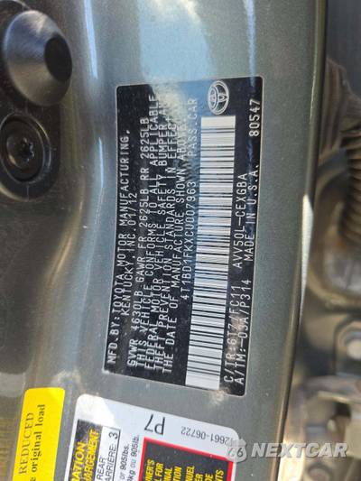 2012 Toyota Camry Hybrid XLE - zdjęcie 5 z 22 - miniatura