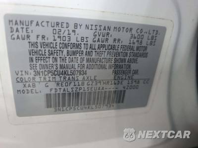 2019 Nissan Kicks SV - zdjęcie 5 z 25 - miniatura