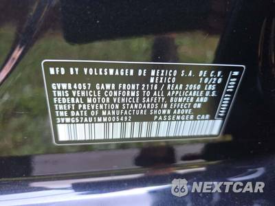 2021 Volkswagen Golf 1.4T - zdjęcie 5 z 21 - miniatura