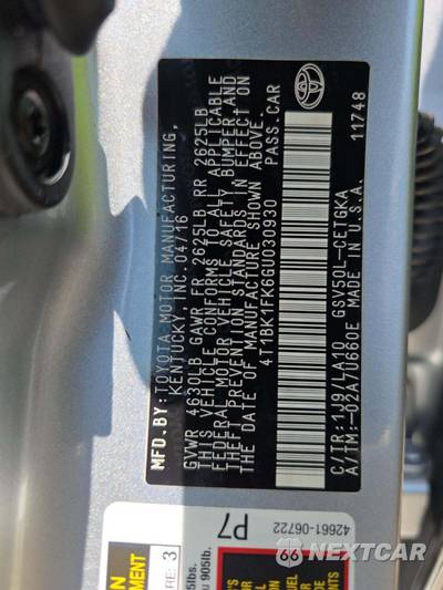2016 Toyota Camry XSE - zdjęcie 5 z 26 - miniatura