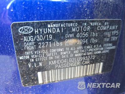 2020 Hyundai Elantra Sport Sedan - zdjęcie 5 z 21 - miniatura