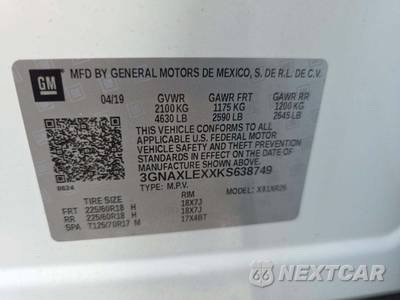 2019 Chevrolet Equinox LT 2LT - zdjęcie 5 z 21 - miniatura
