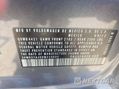 2013 Volkswagen Jetta Hybrid SEL Premium Sedan - zdjęcie 5 z 24 - miniatura