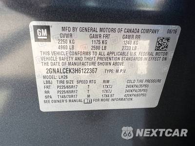2017 Chevrolet Equinox LT 1LT - zdjęcie 29 z 31 - miniatura