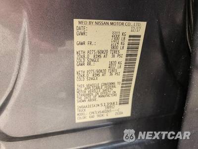 2018 Nissan TITAN SL Crew Cab Short Bed - zdjęcie 11 z 15 - miniatura