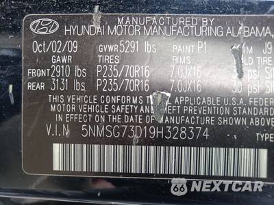 2009 Hyundai Santa Fe GLS - zdjęcie 10 z 24 - miniatura