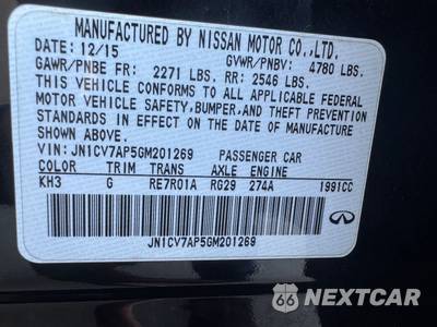 2016 INFINITI Q50 2.0t Premium - zdjęcie 14 z 20 - miniatura