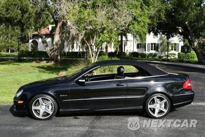 2007 Mercedes-Benz CLK-Class CLK 63 AMG 2-Door Cabriolet W/Navigation and Parktronic - zdjęcie 34 z 50 - miniatura