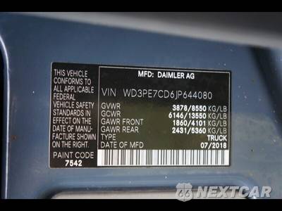 2018 Mercedes-Benz Sprinter 2500 Cargo Van Standard Roof 144.3" WB - zdjęcie 41 z 41 - miniatura