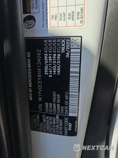 2022 Mercedes-Benz Metris Cargo Van 135.0" WB - zdjęcie 17 z 28 - miniatura