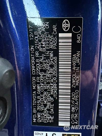 2018 Toyota Prius Two - zdjęcie 22 z 22 - miniatura