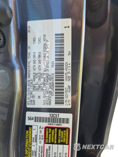 2024 Toyota Tundra SR5 Crew Cab Short Bed - zdjęcie 14 z 20 - miniatura