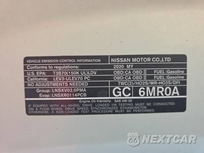 2020 Nissan Rogue Sport SV - zdjęcie 20 z 21 - miniatura