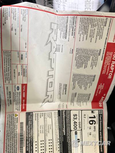 2024 Ford F-150 Raptor Crew Cab Short Bed - zdjęcie 35 z 43 - miniatura