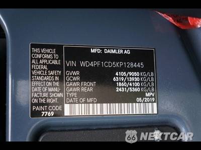 2019 Mercedes-Benz Sprinter 2500 Cargo Van High Roof 170.0" WB - zdjęcie 45 z 45 - miniatura