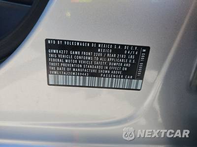 2014 Volkswagen Jetta SEL Sedan - zdjęcie 14 z 17 - miniatura