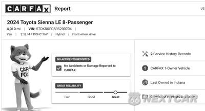 2024 Toyota Sienna LE 8-Passenger 120.5" WB - zdjęcie 12 z 12 - miniatura
