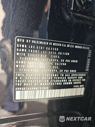 2022 Volkswagen Tiguan SE - zdjęcie 15 z 18 - miniatura