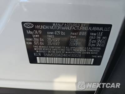 2019 Hyundai Santa Fe SEL - zdjęcie 14 z 25 - miniatura