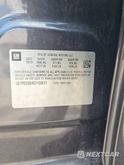 2016 Chevrolet Cruze Limited 1LT 1SD - zdjęcie 14 z 21 - miniatura