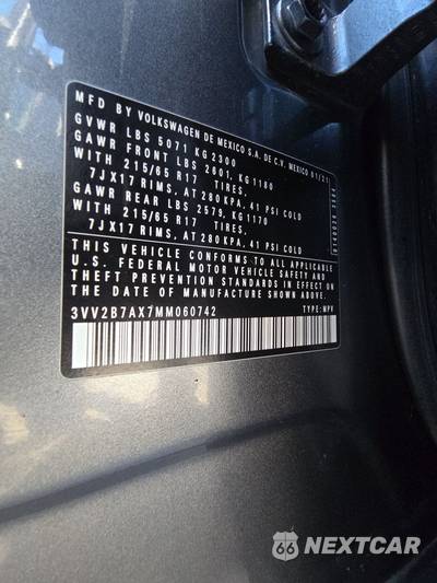 2021 Volkswagen Tiguan SE - zdjęcie 20 z 25 - miniatura