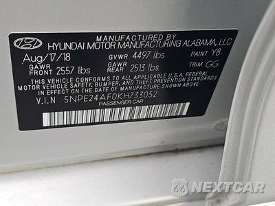 2019 Hyundai Sonata SE - zdjęcie 14 z 18 - miniatura