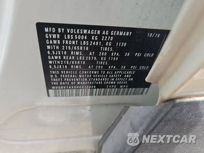 2017 Volkswagen Tiguan S - zdjęcie 14 z 25 - miniatura