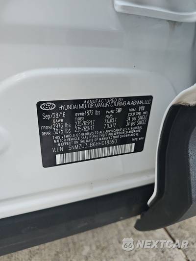 2017 Hyundai Santa Fe Sport - zdjęcie 14 z 18 - miniatura