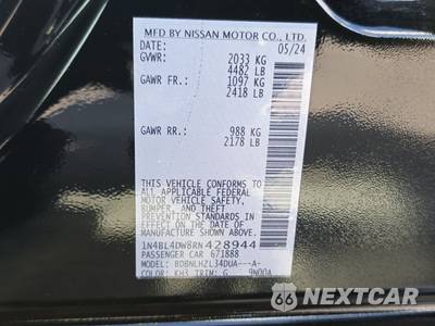 2024 Nissan Altima 2.5 SV - zdjęcie 14 z 20 - miniatura