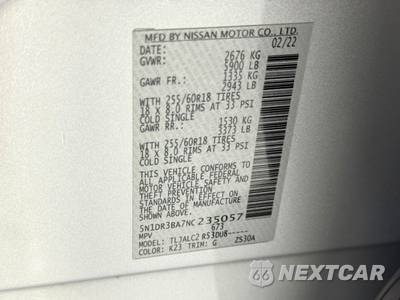 2022 Nissan Pathfinder SV - zdjęcie 42 z 49 - miniatura