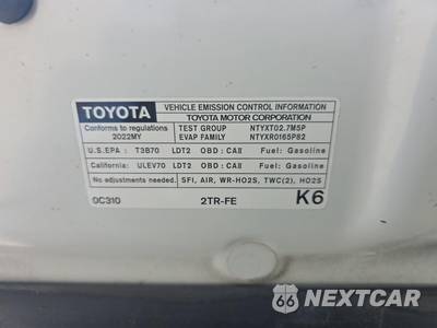 2022 Toyota Tacoma SR Extended Cab Long Bed w/Rear Doors - zdjęcie 20 z 21 - miniatura