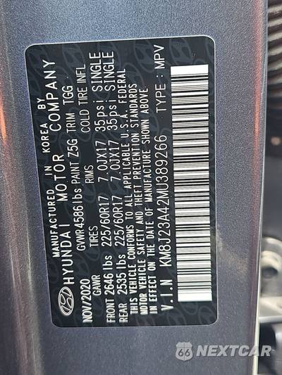 2021 Hyundai Tucson SE - zdjęcie 21 z 32 - miniatura