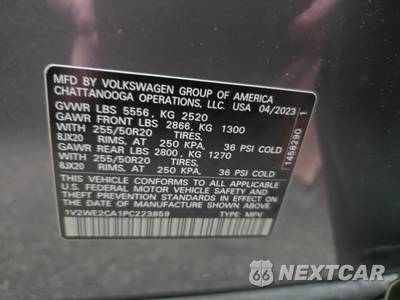 2023 Volkswagen Atlas Cross Sport 3.6L V6 SE w/Technology - zdjęcie 14 z 27 - miniatura