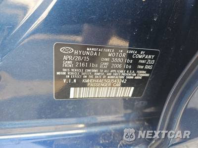 2016 Hyundai Elantra SE Sedan - zdjęcie 14 z 31 - miniatura
