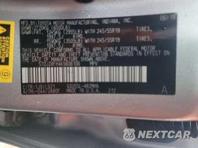 2019 Toyota Highlander SE - zdjęcie 14 z 27 - miniatura