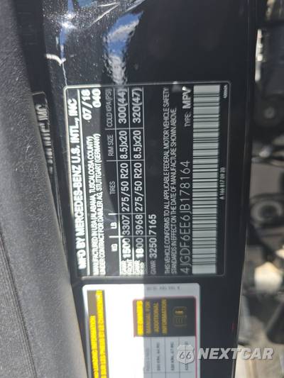 2018 Mercedes-Benz GLS 450 4MATIC - zdjęcie 16 z 25 - miniatura