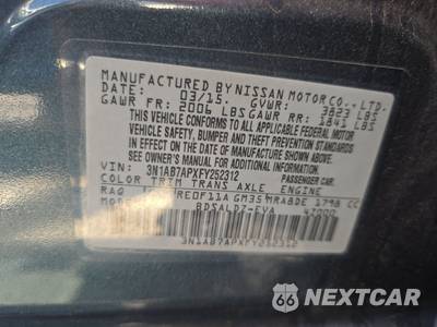 2015 Nissan Sentra SV - zdjęcie 14 z 35 - miniatura