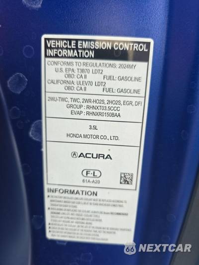 2024 Acura MDX w/A-Spec Pkg - zdjęcie 22 z 24 - miniatura
