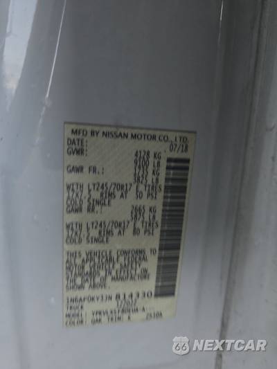 2018 Nissan NV2500 HD Cargo SV Standard Roof 146.1" WB - zdjęcie 13 z 38 - miniatura