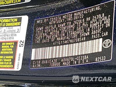 2022 Toyota Camry SE - zdjęcie 14 z 22 - miniatura