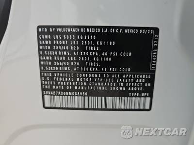 2022 Volkswagen Tiguan SEL R-Line - zdjęcie 14 z 18 - miniatura