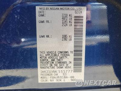 2024 Nissan LEAF SV PLUS - zdjęcie 15 z 27 - miniatura