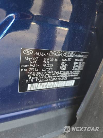 2021 Hyundai Santa Fe SEL - zdjęcie 15 z 22 - miniatura